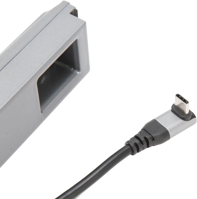 Alt view image 6 of 7 - 27W USB LED Hub for Y Center Console, Silver Fast Charging Multi Port Embedded Digital Docking Station, User Friendly Slip On Design
