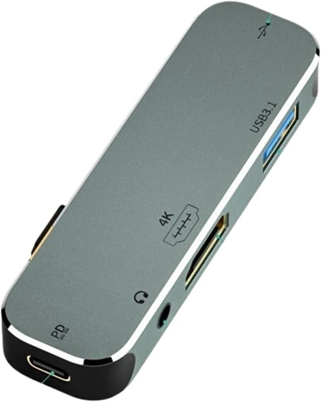 Main image of Powered Ty/pe C to USB to 3.5MM Jack USBC PD