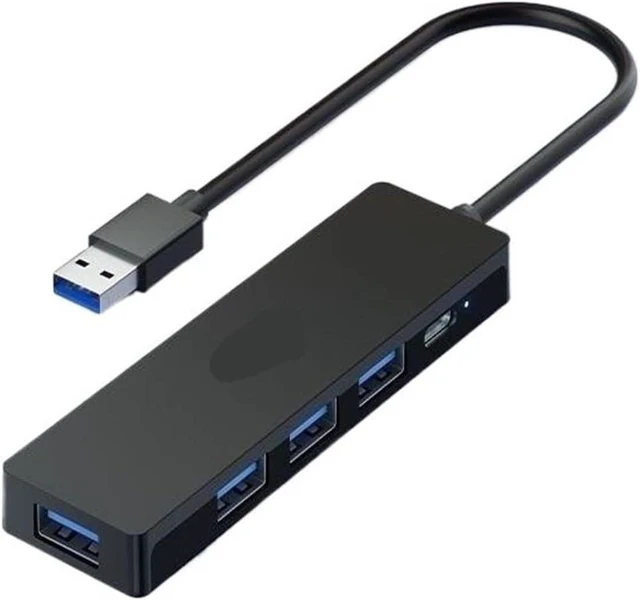 Main image of USB 3.0 Hub with Power Adapter T/y/pe C Port Multi Extender