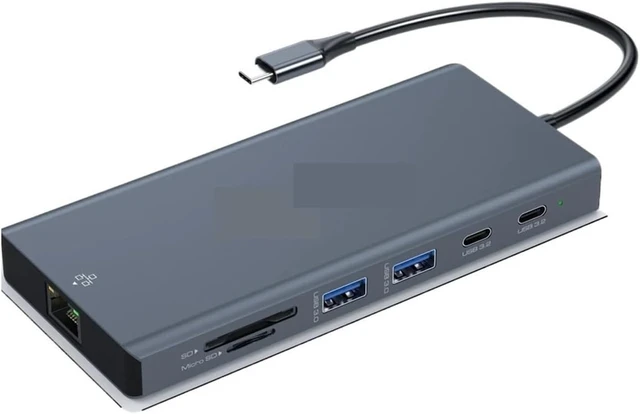 Alt view image 3 of 3 - USB C Docking Station HDMI Supports MST SST