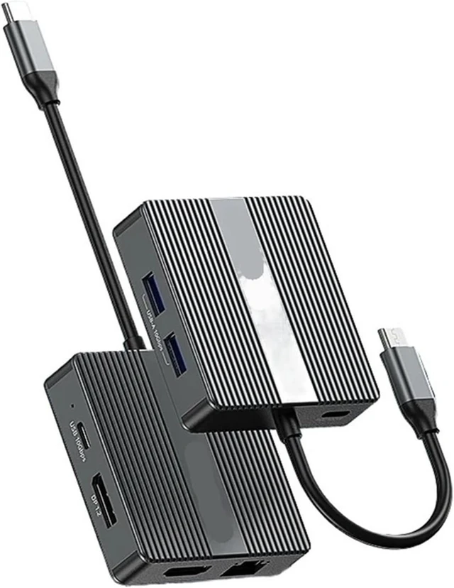 Alt view image 2 of 3 - USB C Hub 7In1 USB3.2 Adapter T/Y/p/e Docking Station