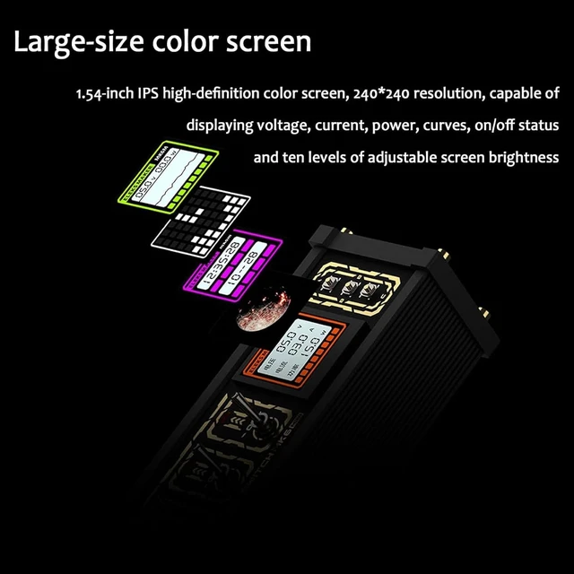 Alt view image 4 of 7 - 8 Port USB Docking Station, Retro Desktop Controller with Screen Display, Share USB Devices, Independent Control, Button Switch, Custom Image, for Connecting Mice & USB Flash Drives