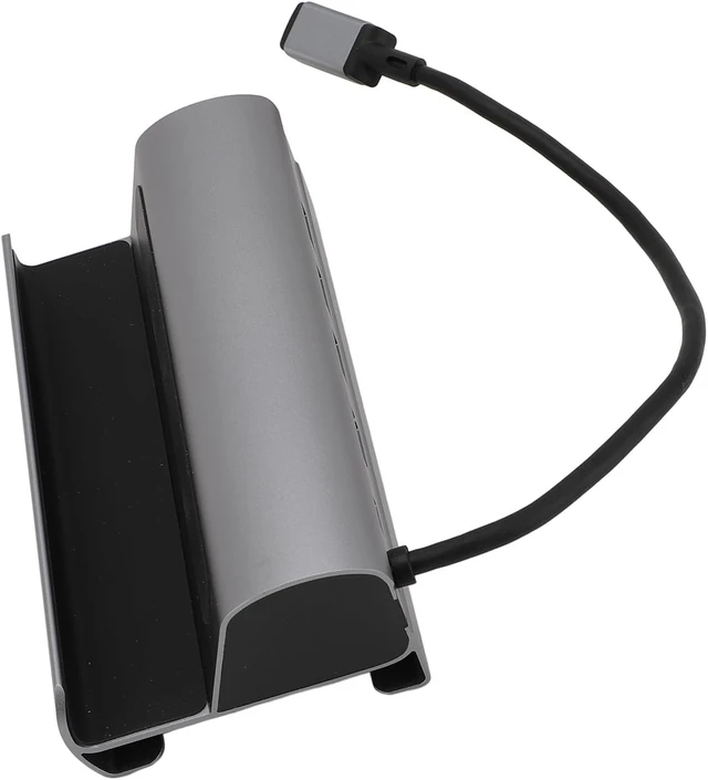 Alt view image 4 of 7 - 6 in 1 Docking Station Stand Hub Compatible with Steam Deck and ROG Ally, USB C to PD 55W Charging, 3 USB 3.0 Ports, RJ45 Gigabit Ethernet, 4K 60Hz HD Multimedia Interface 2.0