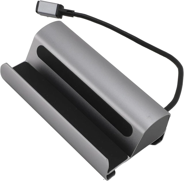 Alt view image 6 of 7 - 6 in 1 Docking Station Stand Hub Compatible with Steam Deck and ROG Ally, USB C to PD 55W Charging, 3 USB 3.0 Ports, RJ45 Gigabit Ethernet, 4K 60Hz HD Multimedia Interface 2.0