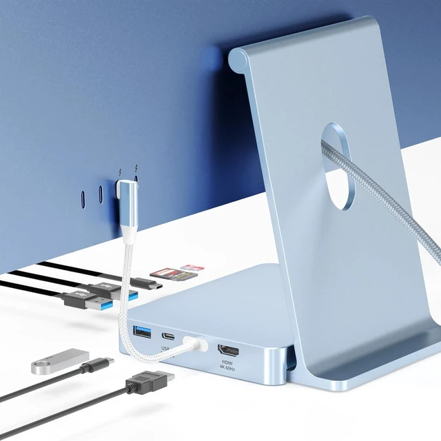Main image of USB C Hub for iMac 24 inch 2021/2023/2024, 8 in 1 iMac USB Hub with M.2 SSD Expansion (SSD Not Included)with USB A/C 3.2 10Gbps, SD/TF, HDMI iMacM1 M3 M4 Dock Accessories