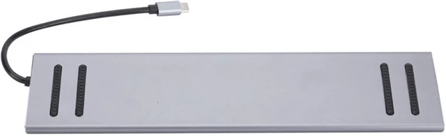 Alt view image 5 of 7 - Computer Hub Docking Station SuperSpeed Desktop Dock Type C Splitter PC