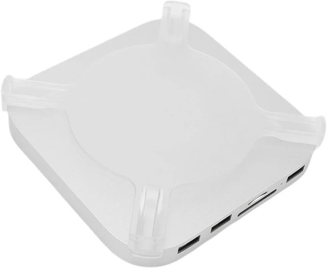Alt view image 4 of 7 - Dock and Stand Support for M4 M4 Pro Computer USB A USB C Expansion Hub with NVMe SSD Enclosure and Storage Card 4.0 Slot