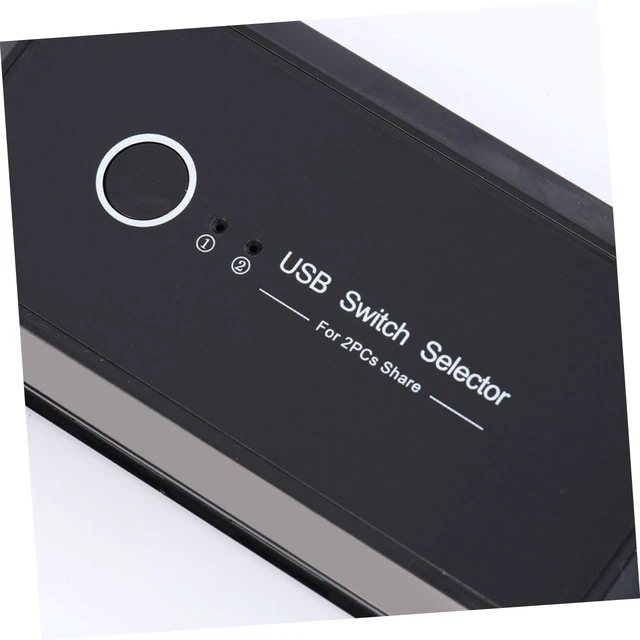 Alt view image 5 of 7 - TEHAUX USB Peripheral Sharing Switcher Box for Keyboard Scanner 2-Computer 4-Port Device Sharing Hub