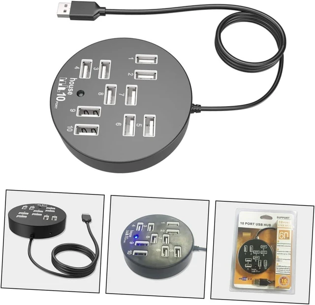 Alt view image 2 of 7 - Mipcase 3pcs USB Hub Extension Multi-Port Splitter for Computer Laptop Multiple USB Ports