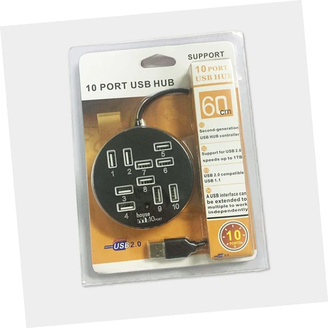 Alt view image 4 of 7 - Mipcase 3pcs USB Hub Extension Multi-Port Splitter for Computer Laptop Multiple USB Ports