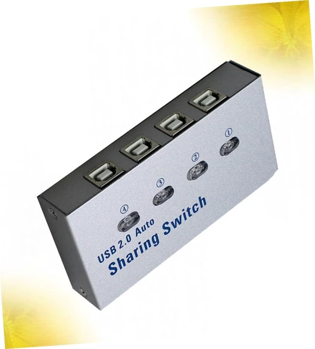 Alt view image 4 of 7 - USB 2.0 Printer Sharing Box Automatic Switcher for Computers