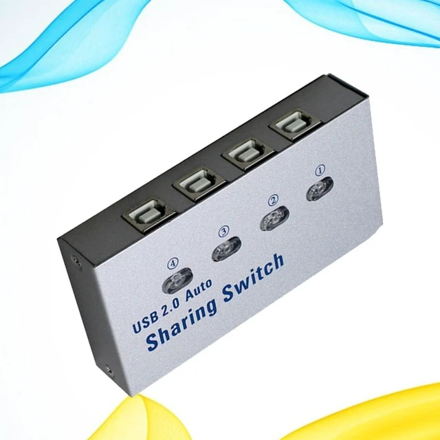 Alt view image 5 of 7 - USB 2.0 Printer Sharing Box Automatic Switcher for Computers