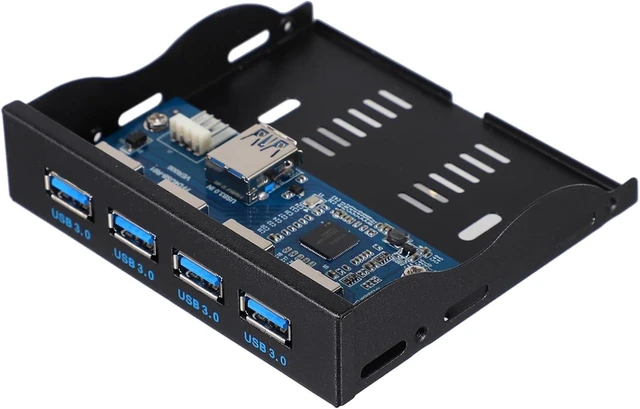 Main image of Artibetter USB Front Panel Floppy Disk Bay Multi-Functional Internal USB Hub Computer Component