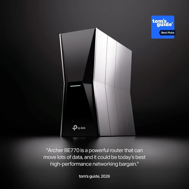 Alt view image 2 of 7 - TP-Link Tri-Band BE18000 WiFi 7 Router, Archer BE770