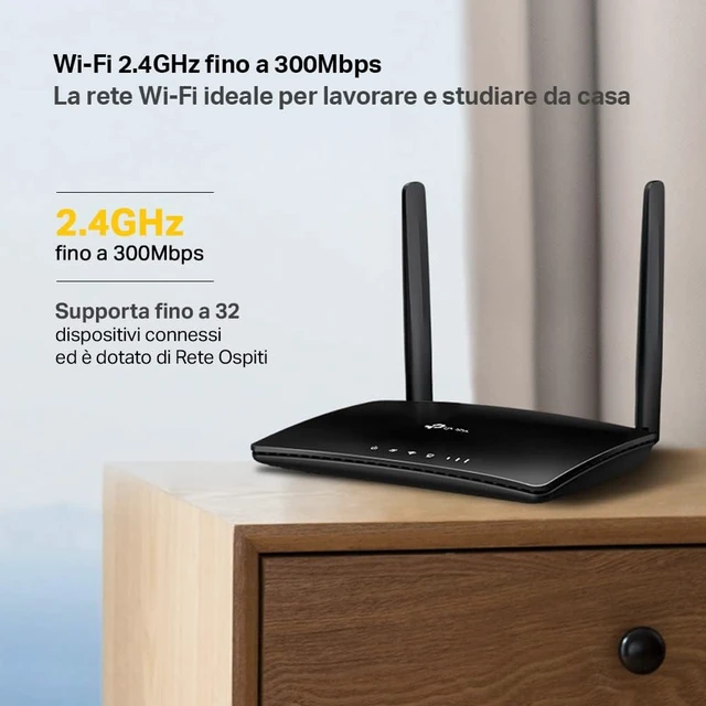 Alt view image 4 of 7 - Modem ROUTEUR TP-LINK TL-MR6400 - Blanc V4
