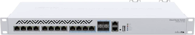 Main image of MikroTik CRS312-4C+8XG-RM Network Switch L3, 10G, Ethernet (100/1000/10000), 1U, White
