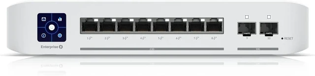 Alt view image 2 of 7 - Ubiquiti Networks Managed Layer 3* Switch with (8) 2.5GbE RJ45 Ports with, W126421663 ((8) 2.5GbE RJ45 Ports with PoE+ for Wi-Fi 6 APs and (2) 10GbE SFP+ Ports for BER uplinks UniFi Enterprise)