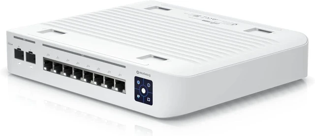 Alt view image 7 of 7 - Ubiquiti Networks Managed Layer 3* Switch with (8) 2.5GbE RJ45 Ports with, W126421663 ((8) 2.5GbE RJ45 Ports with PoE+ for Wi-Fi 6 APs and (2) 10GbE SFP+ Ports for BER uplinks UniFi Enterprise)