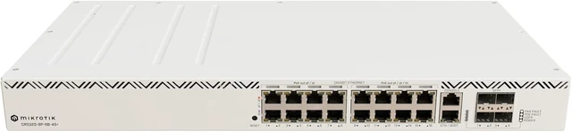 Main image of Mikrotik - CRS320-8P-8B-4S+RM PoE++ Switch, 17 Gigabit Ethernet Ports, RouterOS v7,