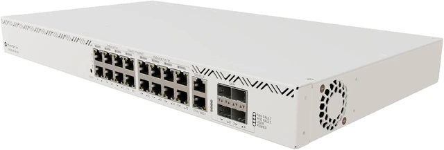 Alt view image 3 of 3 - Mikrotik - CRS320-8P-8B-4S+RM PoE++ Switch, 17 Gigabit Ethernet Ports, RouterOS v7,