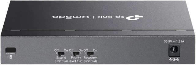 Alt view image 2 of 4 - Omada DS106P, 6-Port 10/100Mbps Unmanaged Desktop Switch with 4-Port PoE+