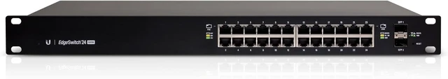 Alt view image 2 of 2 - Ubiquiti EdgeSwitch ES24-500W 24 port Gigabit, 500W, Managed PoE