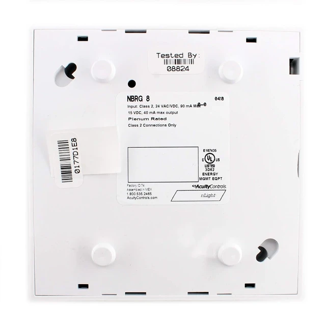 Alt view image 3 of 4 - Sensor Switch NBRG-8 nLight 8-Port Bridge, RJ45, White