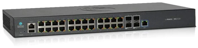 Main image of Cambium Networks cnMatrix EX2028, Intelligent Ethernet Switch, 24 1G and 4 SFP+ Fiber Ports (MXEX2028XXAU)