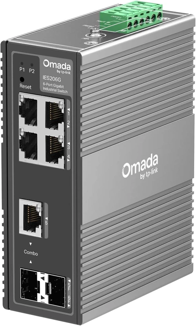 Main image of Omada IES206G, 5 Port Gigabit Easy Managed Industrial Switch