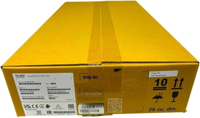 Main image of HPE Aruba Networking CX 6000 24G 4SFP Switch
