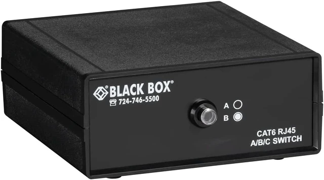 Main image of Black Box SW1030A 2-to-1 CAT6 10GbE Manual Switch
