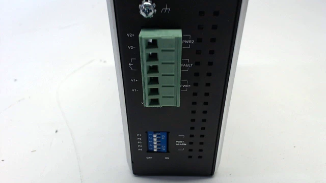 Alt view image 3 of 3 - MOXA EDS-305 Unmanaged Ethernet Switch 5 10/100BaseT(X) Ports, Smart Relay Output Alarm