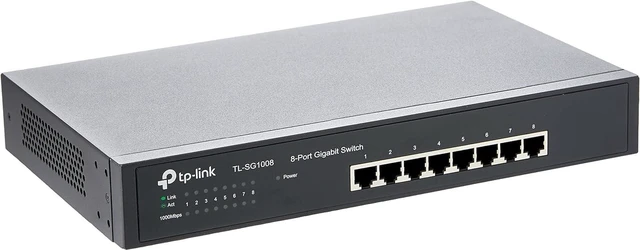 Alt view image 2 of 7 - TP-Link 8-Port Gigabit Ethernet Unmanaged Switch