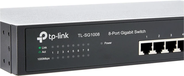 Alt view image 3 of 7 - TP-Link 8-Port Gigabit Ethernet Unmanaged Switch