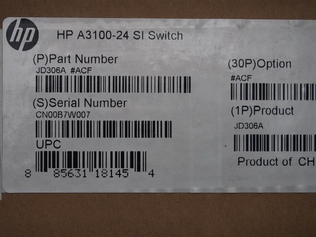 Main image of HP JG223A Procurve Switch 3100-24 Port V2 Si Network