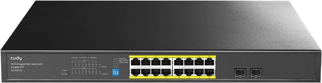 Main image of Cudy 18 Port Gigabit Smart Switch, 200W PoE, 2 SFP, GS1020PS2