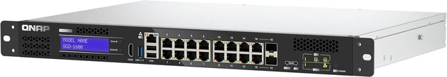 Alt view image 2 of 3 - QNAP QGD-1600-8G-US The Worlds First smart Edge Switch That Runs QTS and Supports Hosting Virtual Machines (VMs), Enabling Versatile Applications to Satisfy All Your Networking Needs. (Diskless)