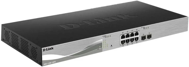 Main image of D-Link 10-Port Gigabit Ethernet Smart Managed Switch (DXS-1100-10TS)