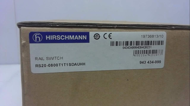 Alt view image 3 of 3 - New Sealed HIRSCHMANN RS20-0800T1T1SDAUHH ETHERNET Rail Switch 8 Port