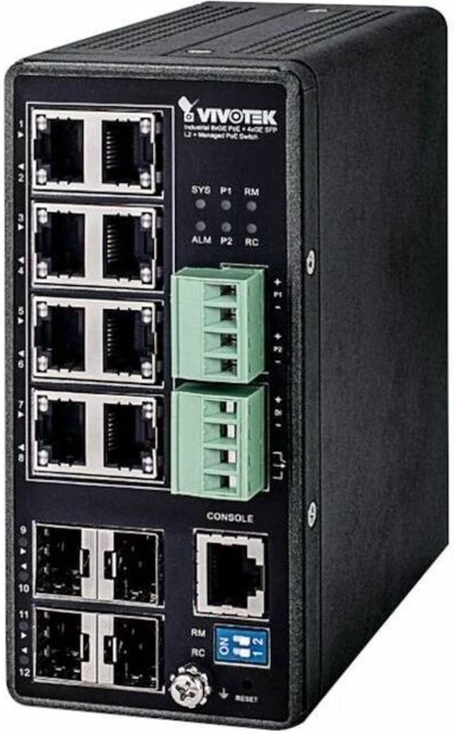 Main image of MANAGED POE SWITCH,8XGE POE+4XGE SFP