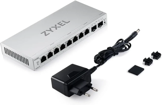Alt view image 2 of 6 - Zyxel 8-Port Ethernet Switch | Web Management | GS1200-10V3