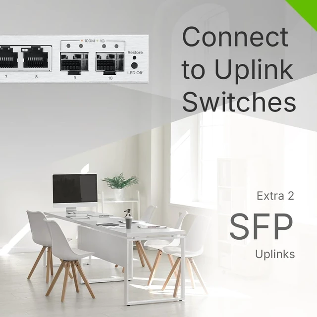 Alt view image 5 of 6 - Zyxel 8-Port Ethernet Switch | Web Management | GS1200-10V3