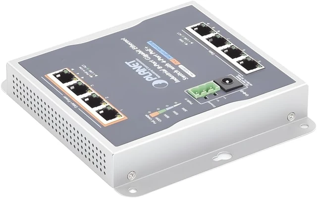 Alt view image 5 of 6 - Planet WGS-804HP: 8-Port 10/100/1000T Wall Mounted Gigabit Ethernet Switch with 4-Port PoE+