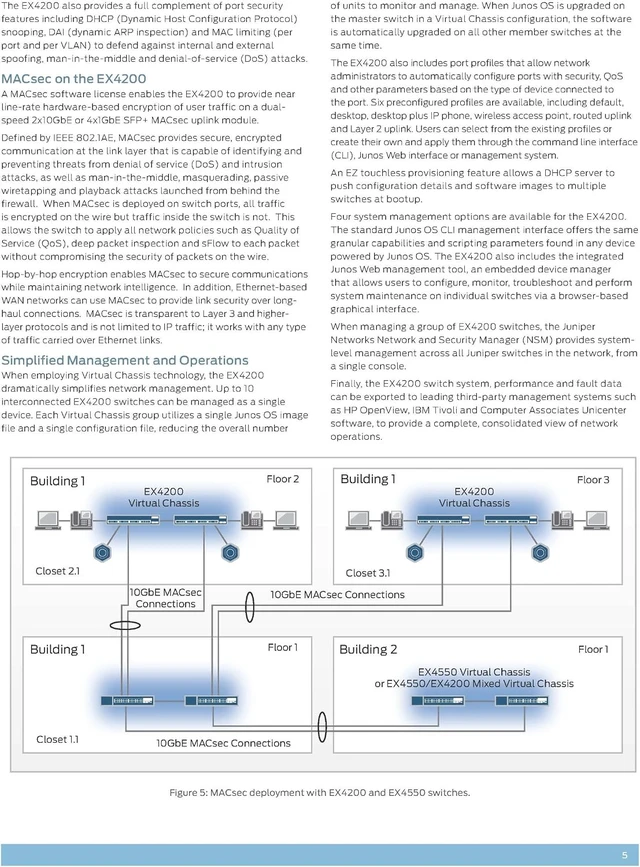 Alt view image 7 of 7 - Juniper EX4200-24T Layer 3 Switch (EX4200-24T)