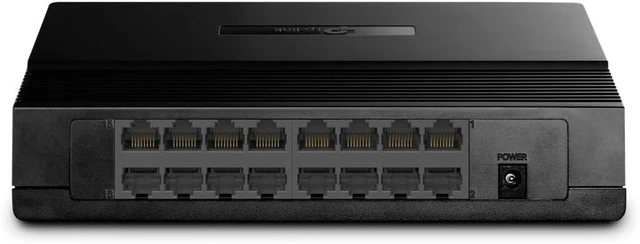 Alt view image 3 of 6 - TP-Link 2KA4926 TL-SF1016D 16-Port 10/100Mbps Desktop Switch, 3.2Gbps Capacity