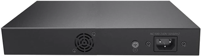Alt view image 4 of 4 - 18-Port Full Gigabit PoE Switch,16*10/100/1000M Adaptive RJ45 Ports, 2*1000M Uplink SFP Ports,IEEE 802.3 af/at PoE Standard Unmanaged PoE Switch