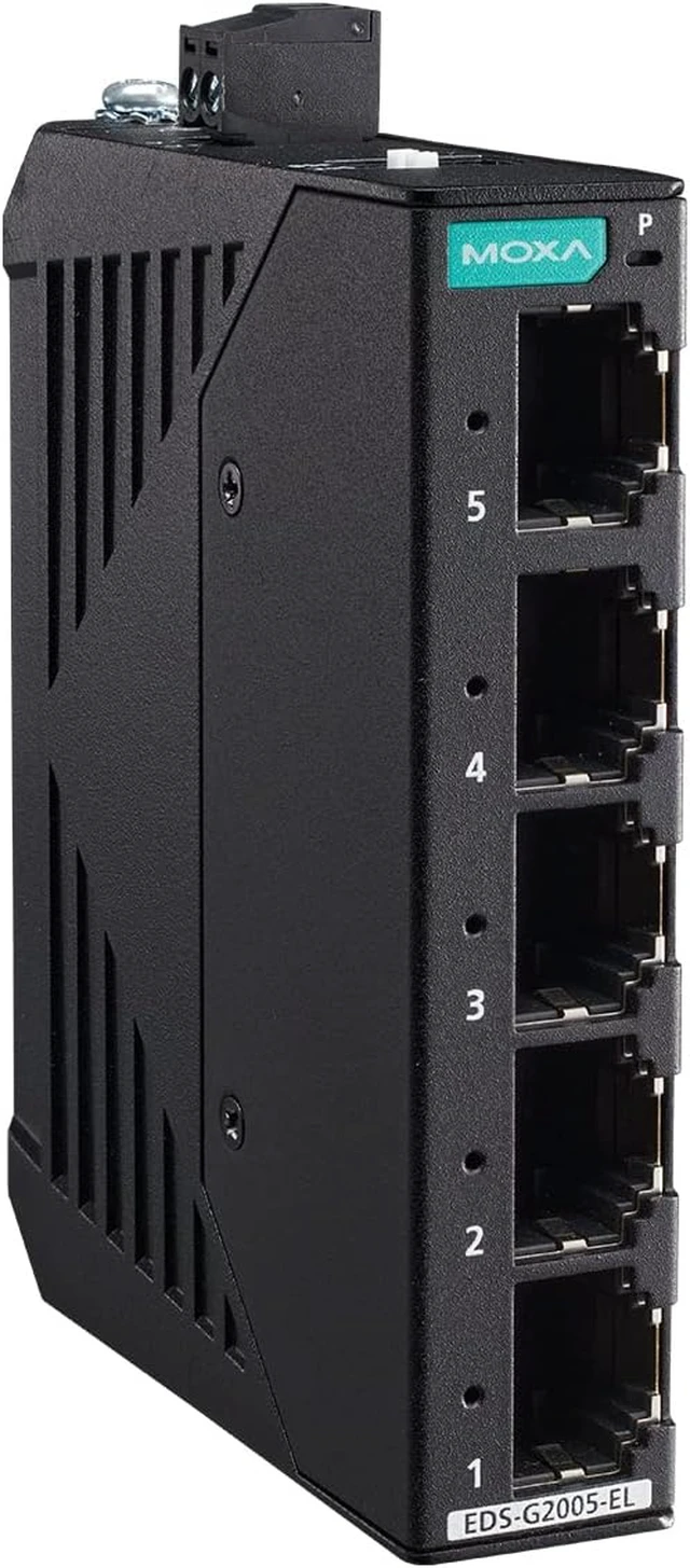 Main image of EDS-G2005-EL-T ; 5-Port Full gigabit Entry-Level Unmanaged Switch , 5 10/100/1000BaseT(X) Ports , -40 to 75°C ( Moxa )