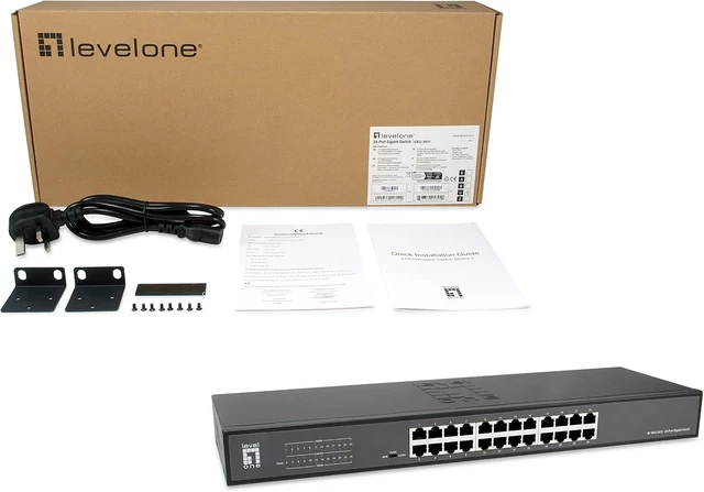 Alt view image 5 of 5 - GEU-2431 24-Port Gigabit Switch