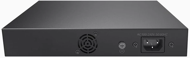 Alt view image 4 of 5 - 18-Port Gigabit Uplink PoE Switch 16*10/100Mbps 2*10/100/1000M Uplink RJ45 Ports Support IEEE802.3af/at PoE Standard Smart PoE Switch