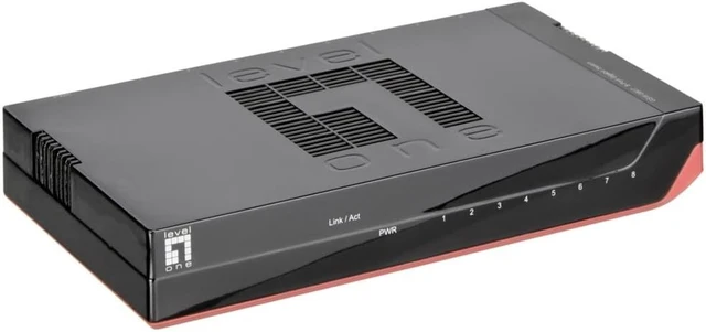 Main image of LevelOne 8-Port Gigabit Desktop/Wall Mountable Switch(GSW-0807)